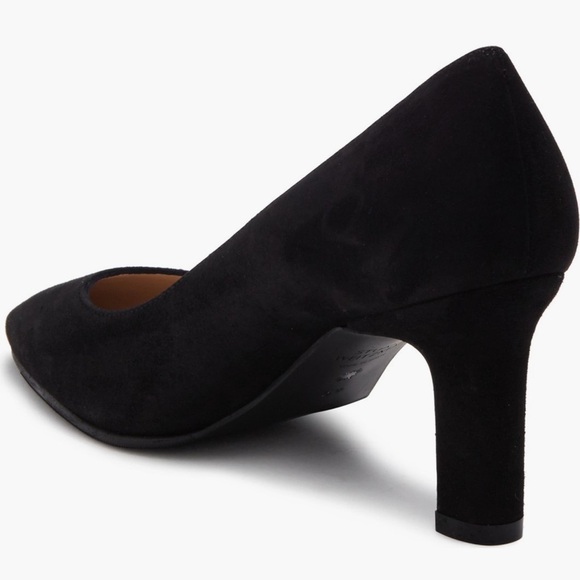 Stuart Weitzman Adria Black Suede Pumps - Picture 3 of 9